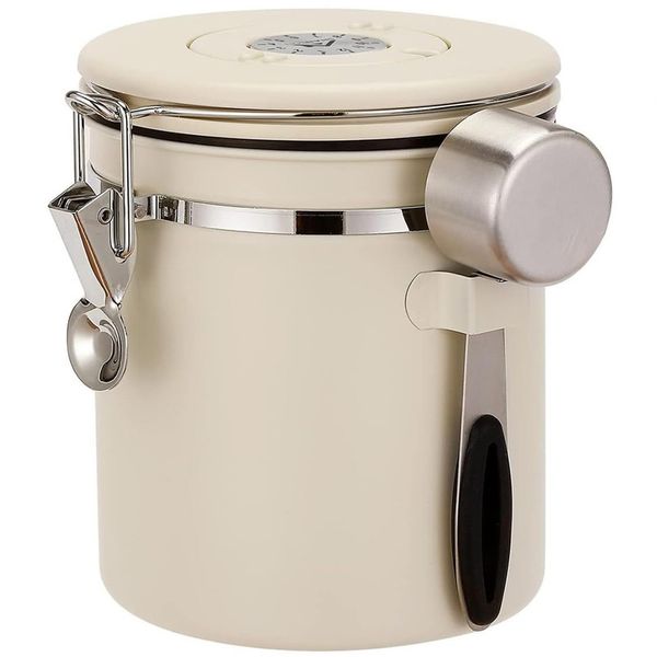 Coffee Canister Airtight Coffee Bean Storage Container with Scoop - 1.5L