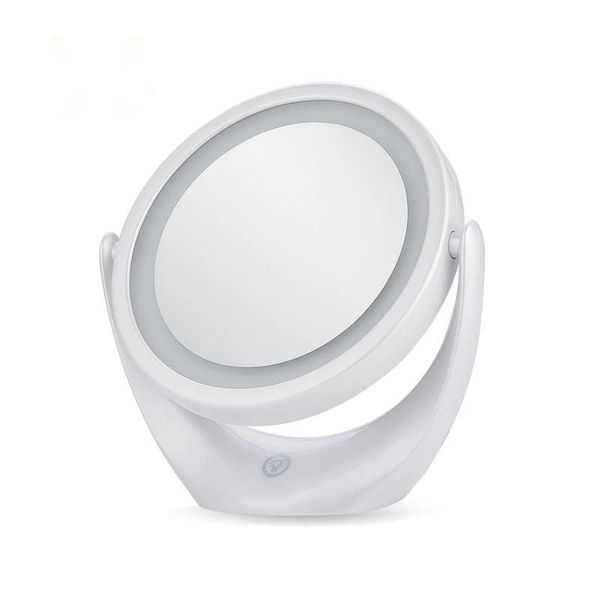 360 Rotating Portable White Mirror