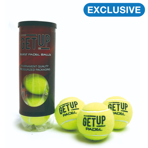 GetUp Burst Padel Balls (Set of 3 Balls)