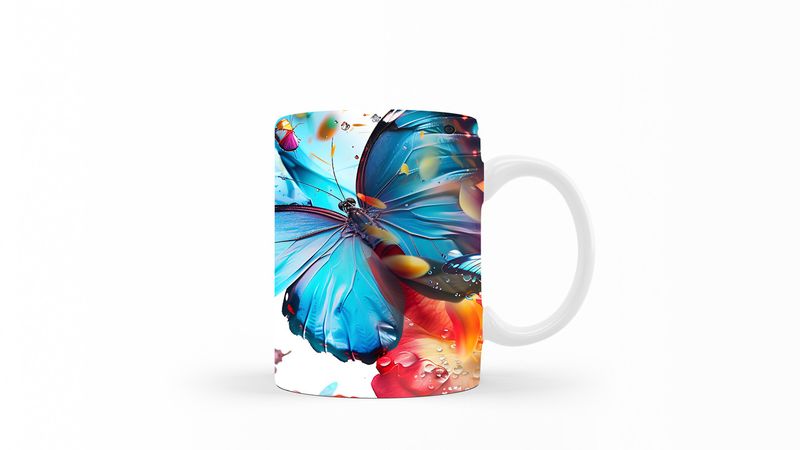 Designer Art Coffee Mug -120-Butterfly