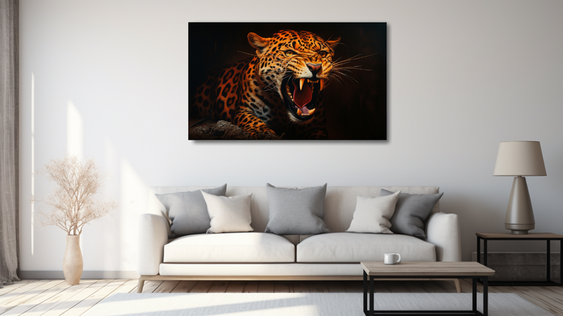 Leopard Ferocity Abstract - Mt0572 image