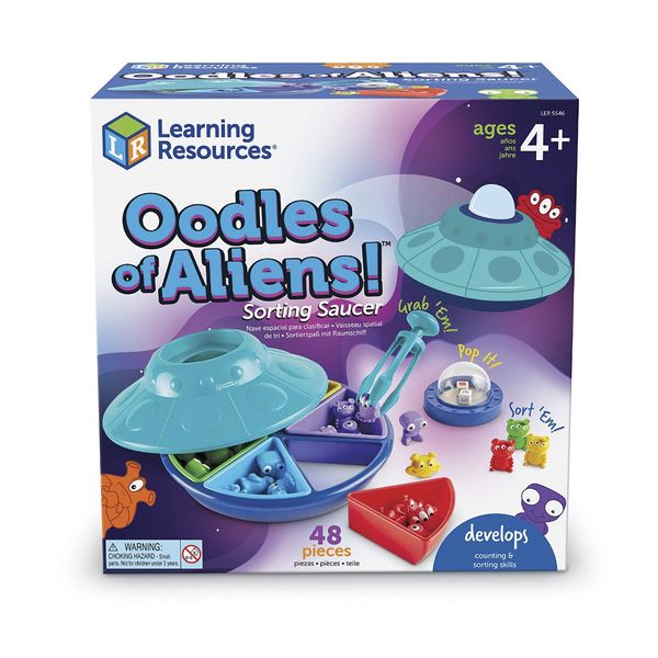 Learning Resources Doodles of Aliens! Sorting Saucer