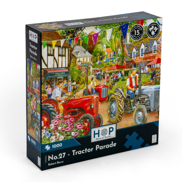 House of Puzzles - No.27 - Tractor Parade - 1000 Piece Jigsaw Puzzle