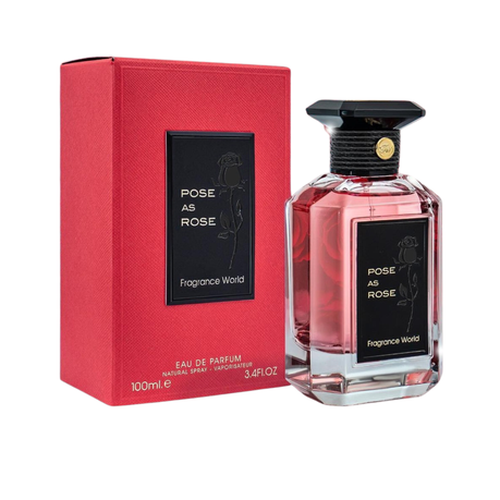 Pose As Rose Eau de Parfum by Fragrance World 100ml 3.4 fl oz