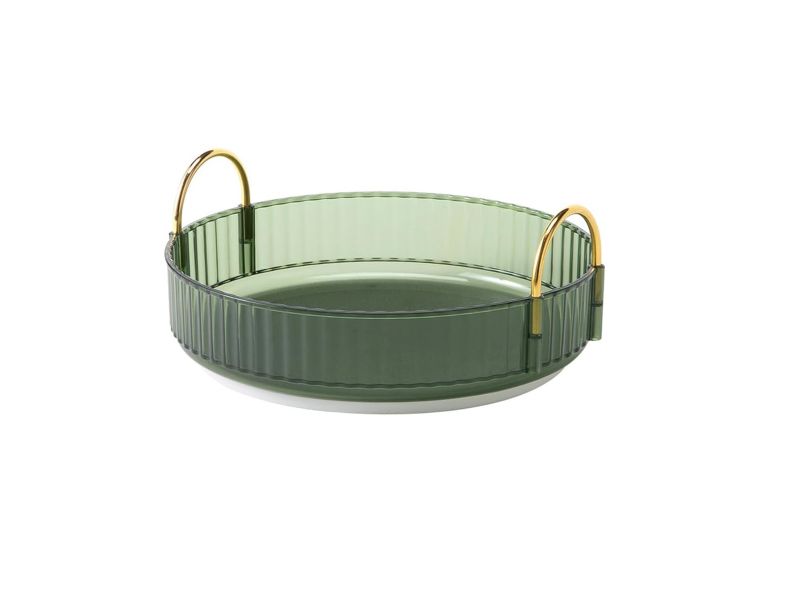 Rotating Cosmetic Display Storage Shelf - Green