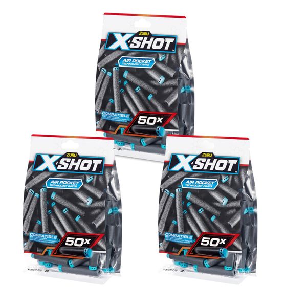 Zuru X-Shot Excel Darts 3x Refill Packs (150 Darts)