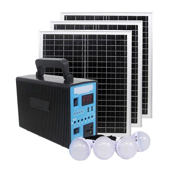 300W Multifunctional Solar Power System with 3 Solar Panels LM-9300