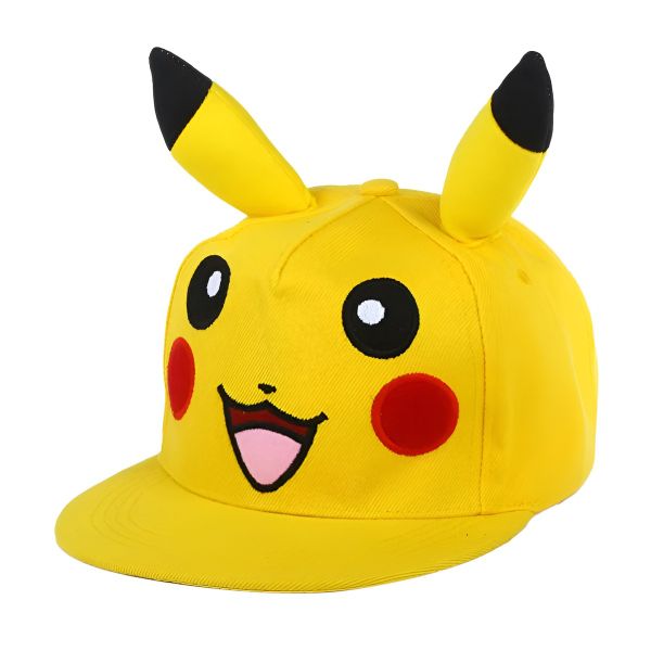 Pokemon Pikachu Anime Cap with Ears