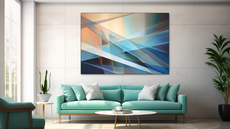 Canvas Wall Art - Relaxing Reflections Abstract - JT0101