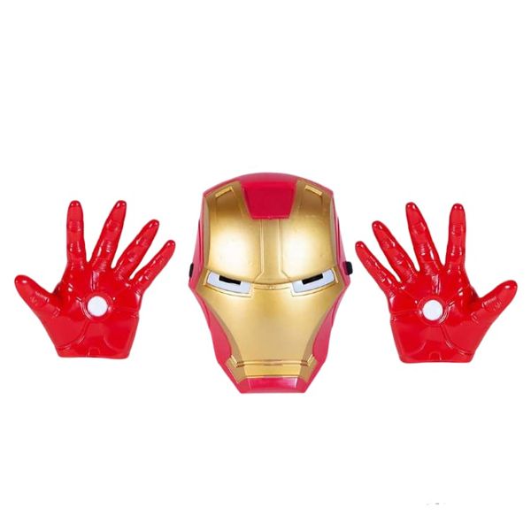 Iron Man Avengers Light Up Mask and Gloves