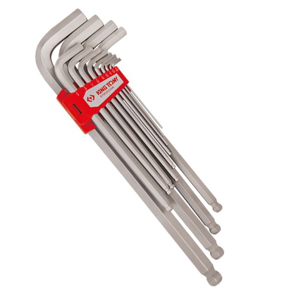 13 Piece Extra Long Ball Point Hex Key Set 5/64~3/4