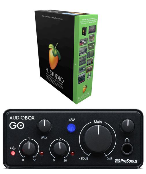 FL Studio All Plug Ins Edition and PreSonus Audiobox GO Interface