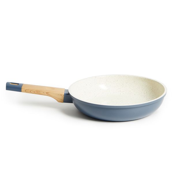 George &amp; Mason Non Stick Frying Pan - Blue &amp; Cream 24cm (2.0L )
