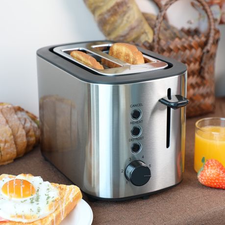 2 Slice Toaster Extra Wide Slots with 6 Shade Settings for Toasting Bagels