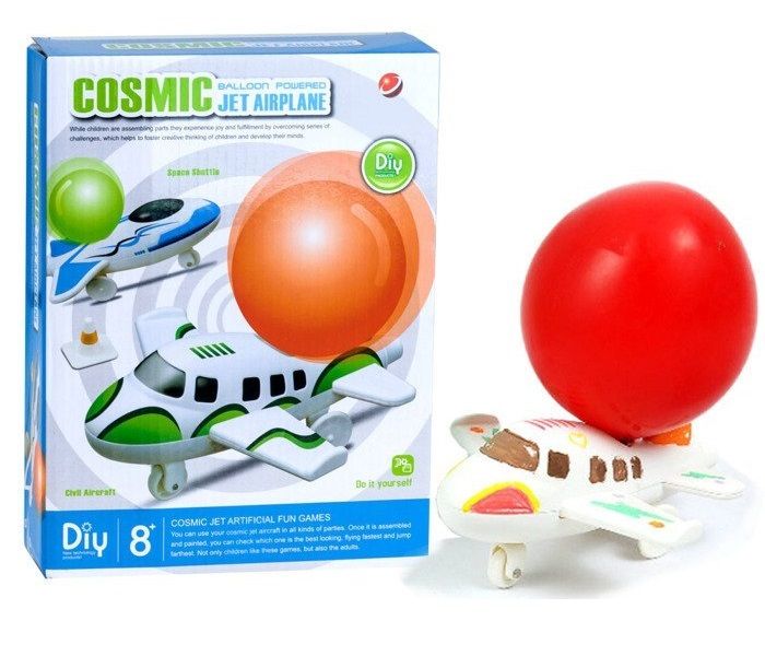 ZYS Balloon Powered Cosmic Jet Airplane set Shop Today. Get it Tomorrow!