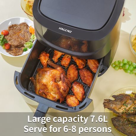 Bella Pro Series 8-qt. Digital Air Fryer with Divided Basket Black 90164 -  Best Buy