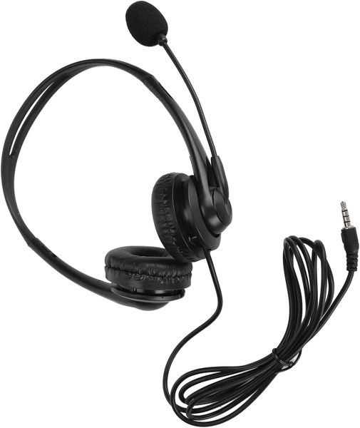 Aux Headphones with Mic On-Ear for Office Work And Study -SY490MV
