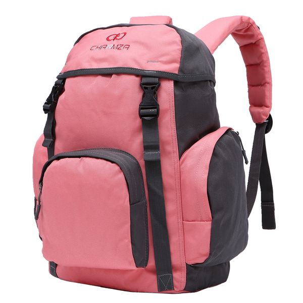 Alpha School Backpack 20L - Peach and Grey