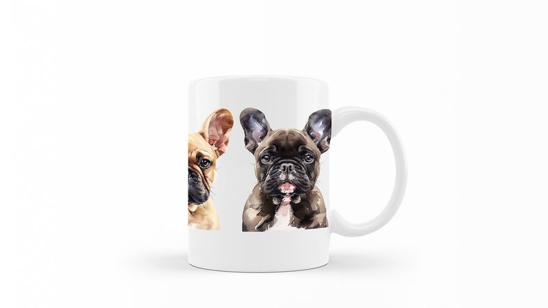 French-Bulldog Printed Coffee Mug