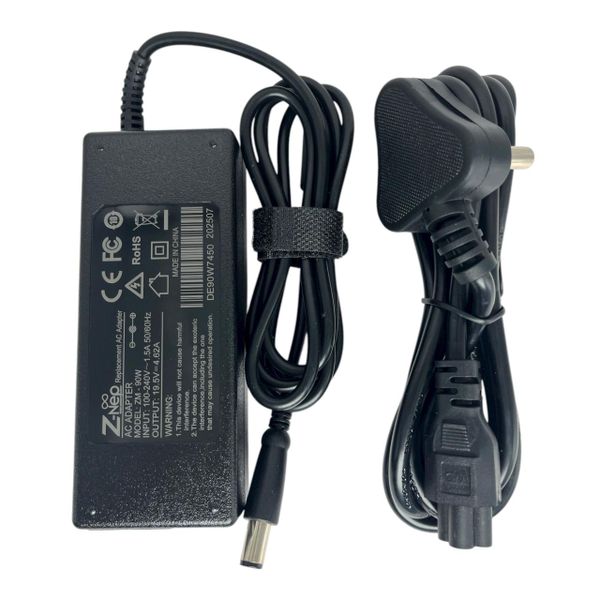 Z-Nep 19.5V4.62A Compatible with Dell Laptop Charger 7.4 × 5.0mm Pin ZP07