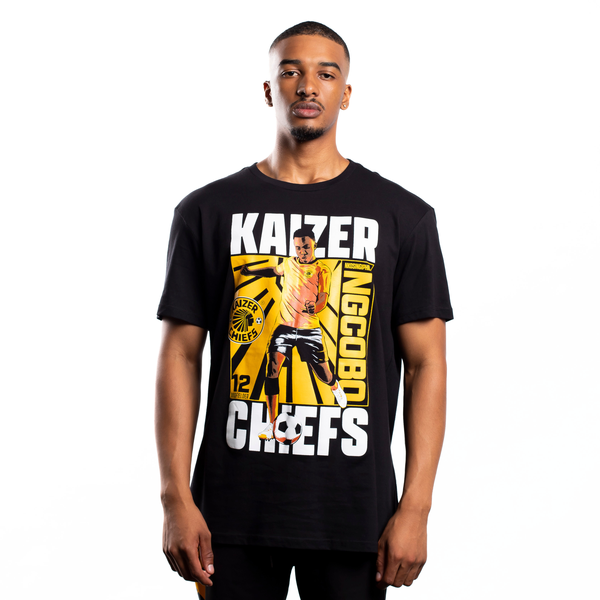 Kaizer Chiefs Urban Edition - Nkosingiphile Ncgobo T-Shirt - Black