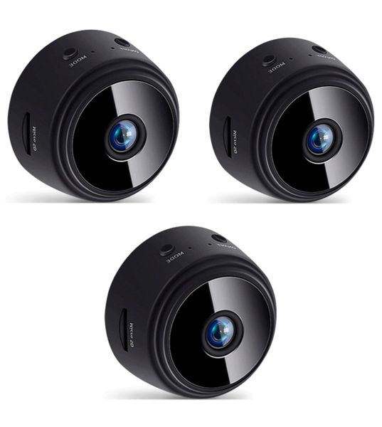 3 x Wireless Mini Cameras 1080P HD