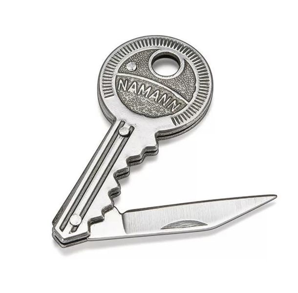 Mini Portable Key With Retractable Utility Pocket Knife Key Ring