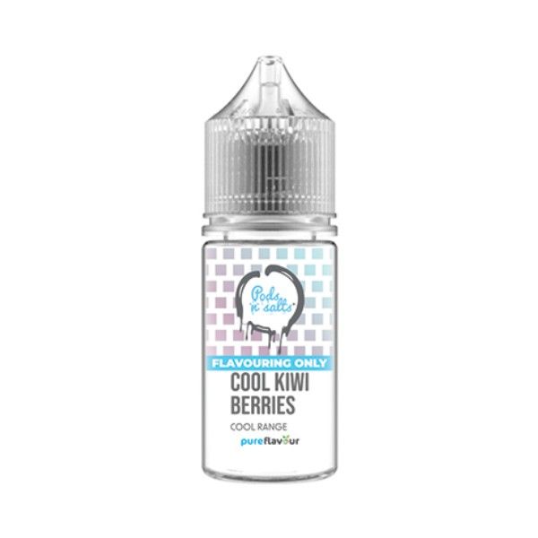 One Cloud Pods n Salts Salt/MTL Vape DIY Longfill(15-30ml)-Cool Kiwi Berry