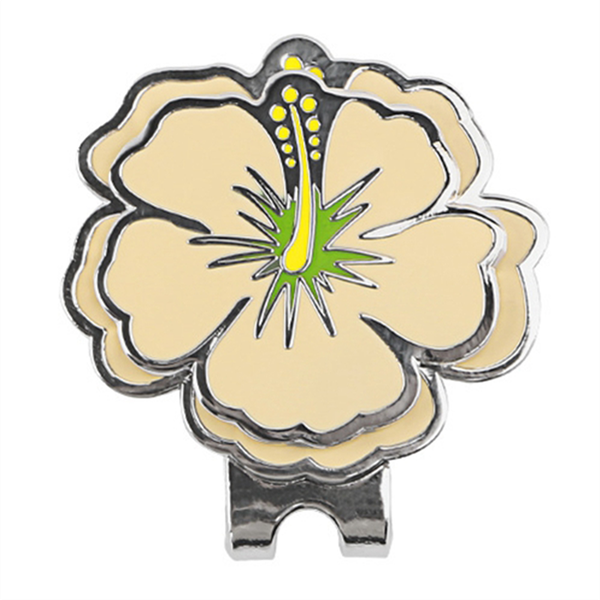 Golf Ball Marker Hat Clip Golf Putting Alignment Cap Clips Yellow