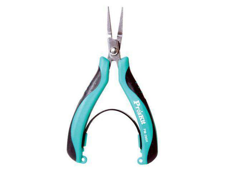 Pro'sKit PM-396I Stainless Steel Bent Nose Plier (120mm)