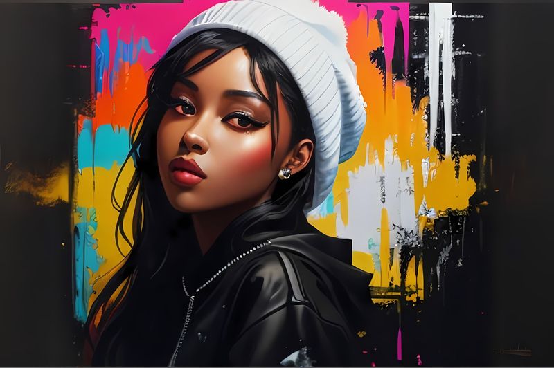 Rooted Art Home Decor Wall Art - Hip hop 1