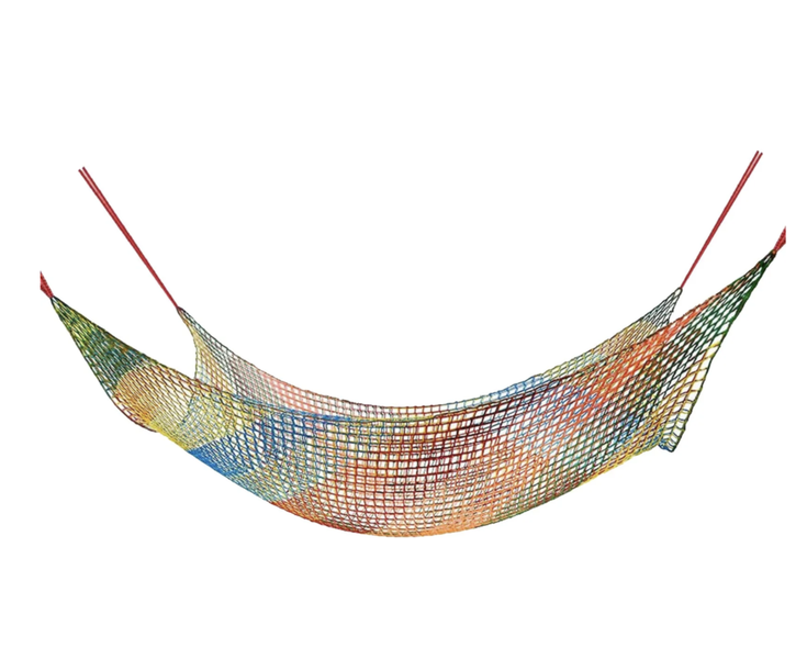 Garden Kids Playground Safety Net - Climbing Cargo Net Treehouse Rainbow