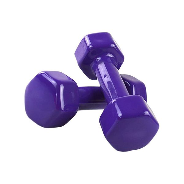 Pair of Vinyl Dumbbells