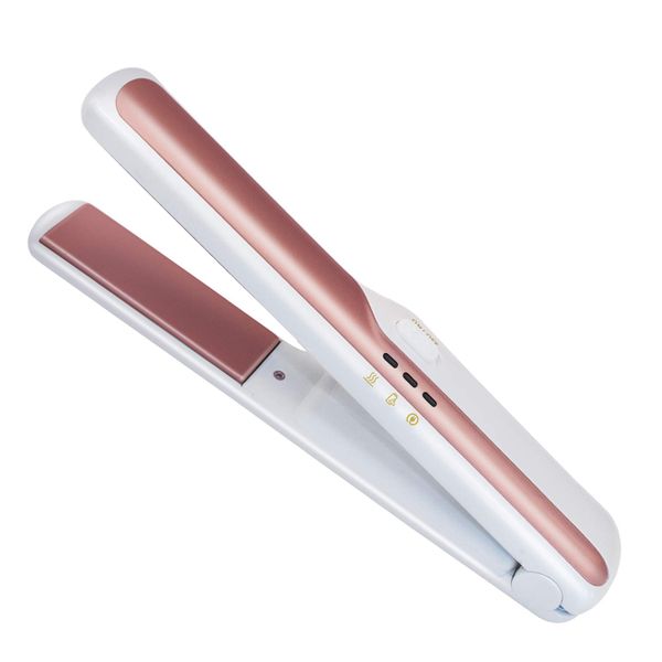 2 in 1 Cordless hair straightener ceramic 1 inch wireless travel portable
