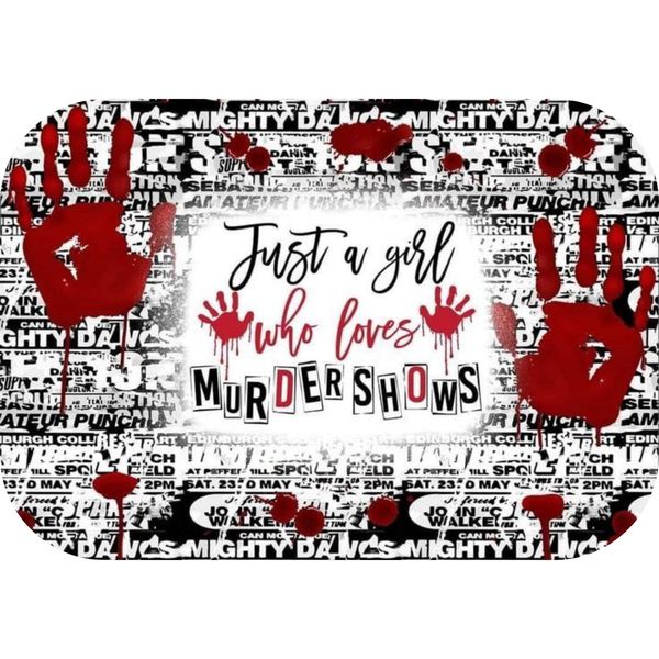 Just a Girl Love Murder Shows Printed Mouse Pad