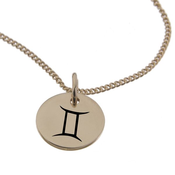 Gemini Star Sign Necklace 10mm
