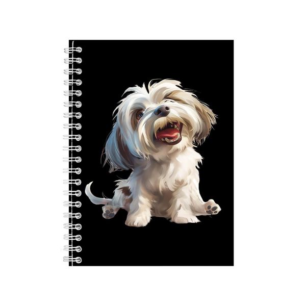 Havanese A5 Notebook Spiral Lined Trendy Notepad Dog Idea 334