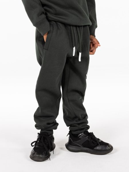 Lee Cooper Boys Long Joggers: Leon Pants Olive Green