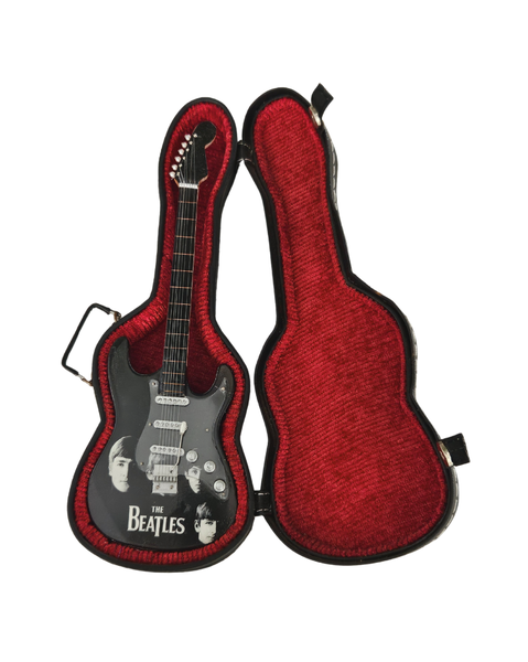 Mini The Beatles Guitar Decor Piece with Hardcase