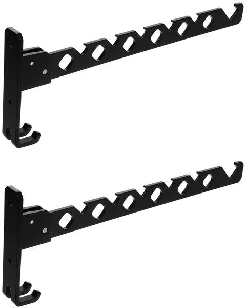 Heavy-Duty Folding Wall Mounted Clothes Hanger/Rack (2 Pack)