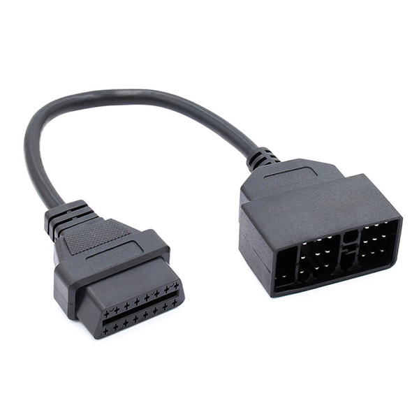 OBD2 22Pin to 16Pin Conversion Cable Adapter Compatible with Toyota Car