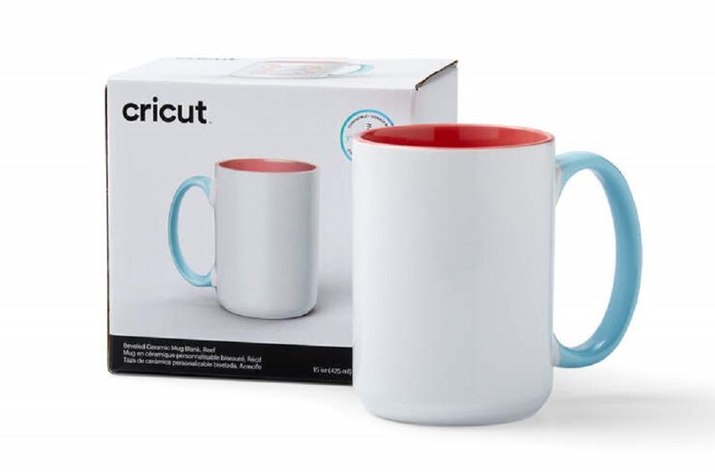 Cricut 15oz Bevel Ceramic Mug Blank - Reef