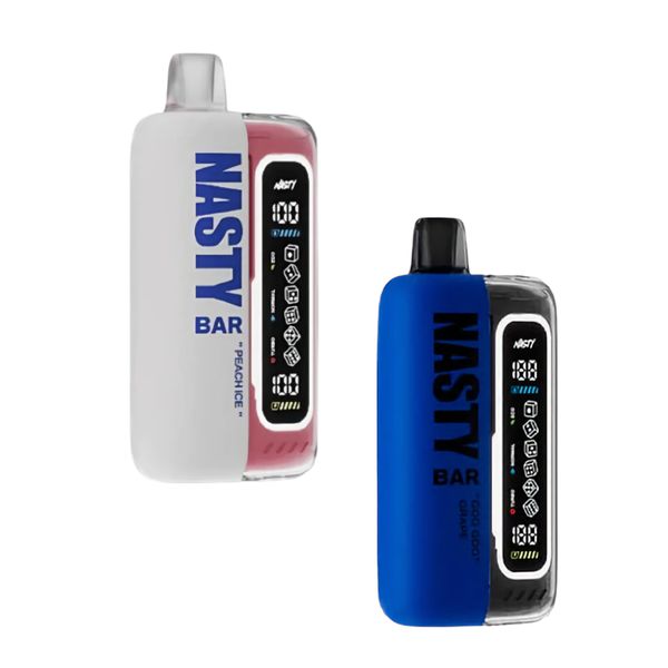 Nasty XL 20000 puffs peach ice and go go grape 2pack