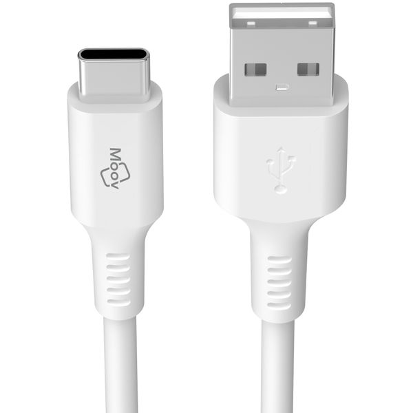 Moov Premium MFI Approved USB To USB-C Cable (1.2m) - White