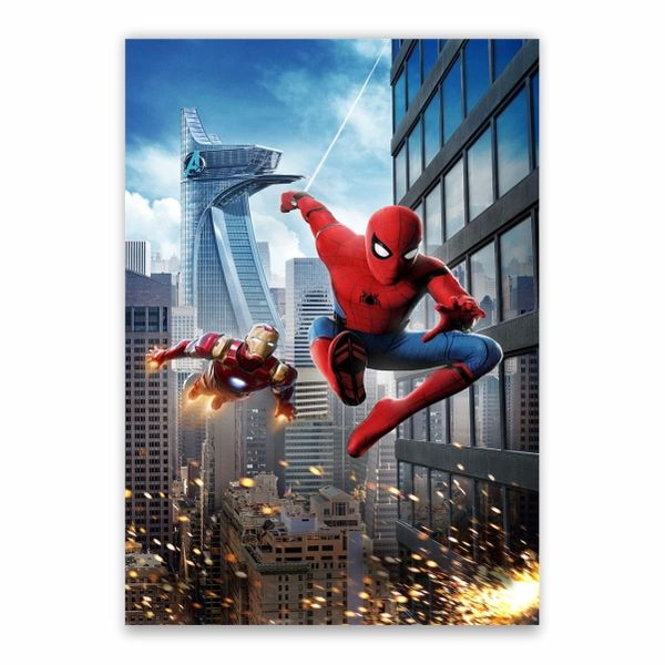 Spider-Man And Iron Man Poster - A1