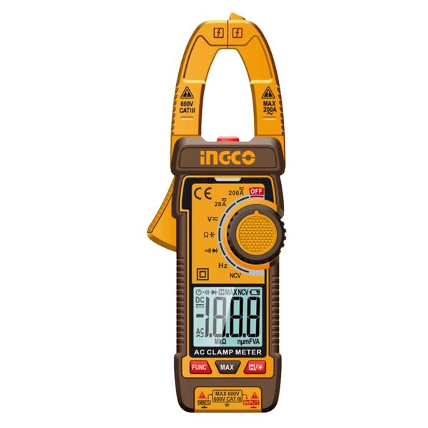 Ingco - Clamp Meter (400A) LCD / AC True RMS