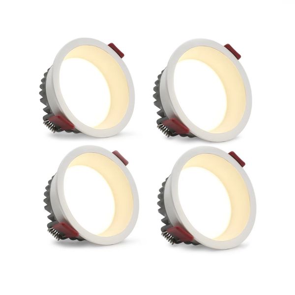 Downlights - 4 Pack Smart LED Downlight|Dimmable RGB, Wifi, Energy Saving