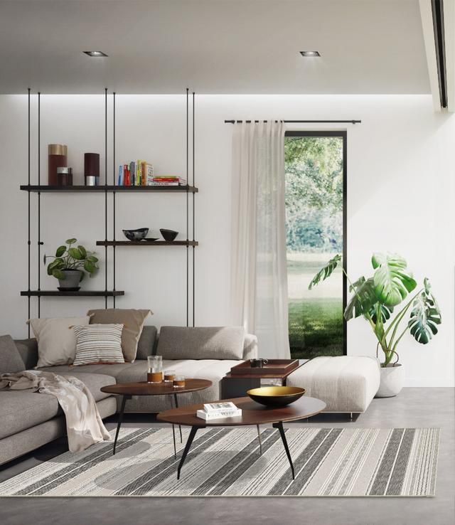 Rug Warehouse Rug Warehouse Remy Linear Design Grey Shop Today. Get