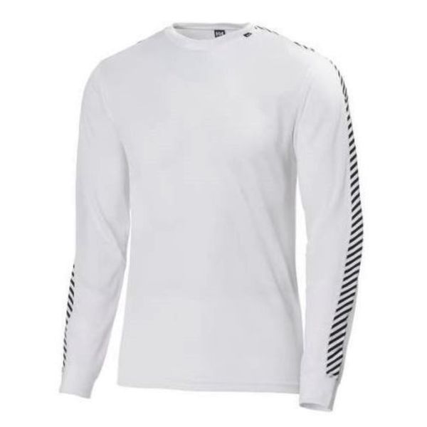 Helly Hansen Mens HH Lifa Stripe Crew - White