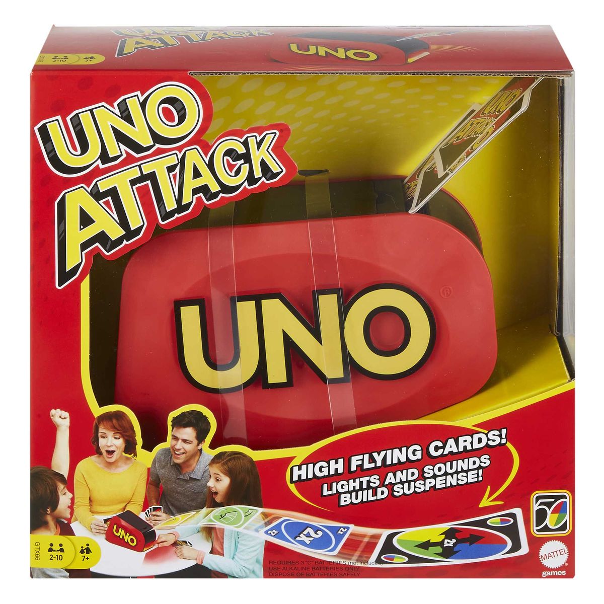 Uno Extreme Card Game With Random-Action Launcher, Shop Today. Get it  Tomorrow!